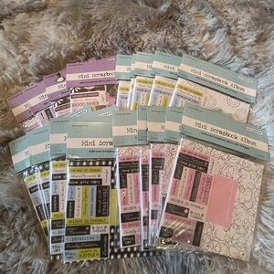 Mini Scrapbook Album Set(x19)